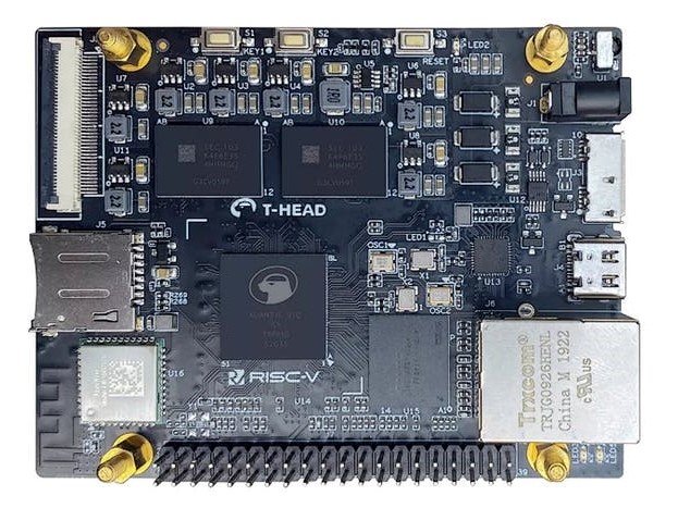 New T-Head RVB-ICE Development Board Features Dual-Core RISK-V Processor